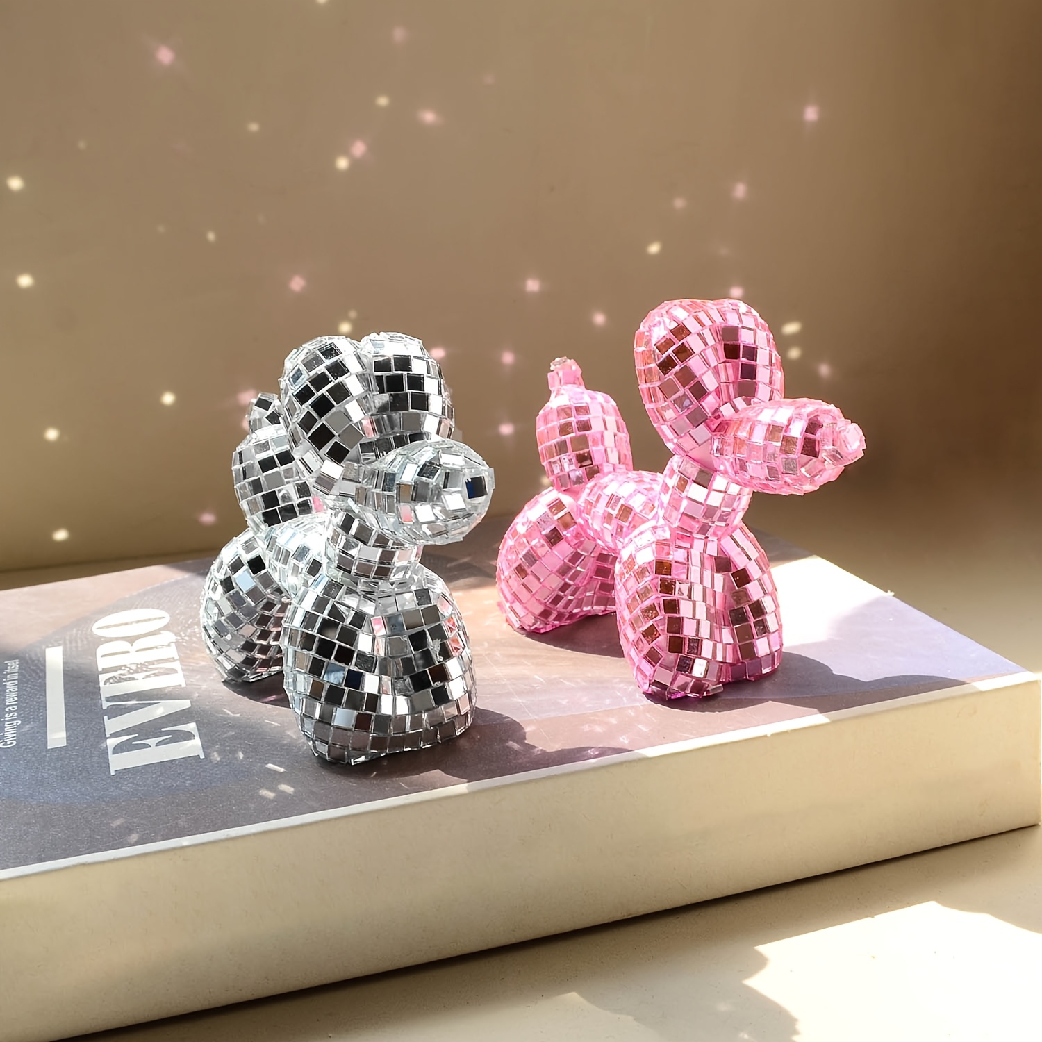 Pet Supplies Discount - 1pc Disco Mirror Balloon Puppy Cute