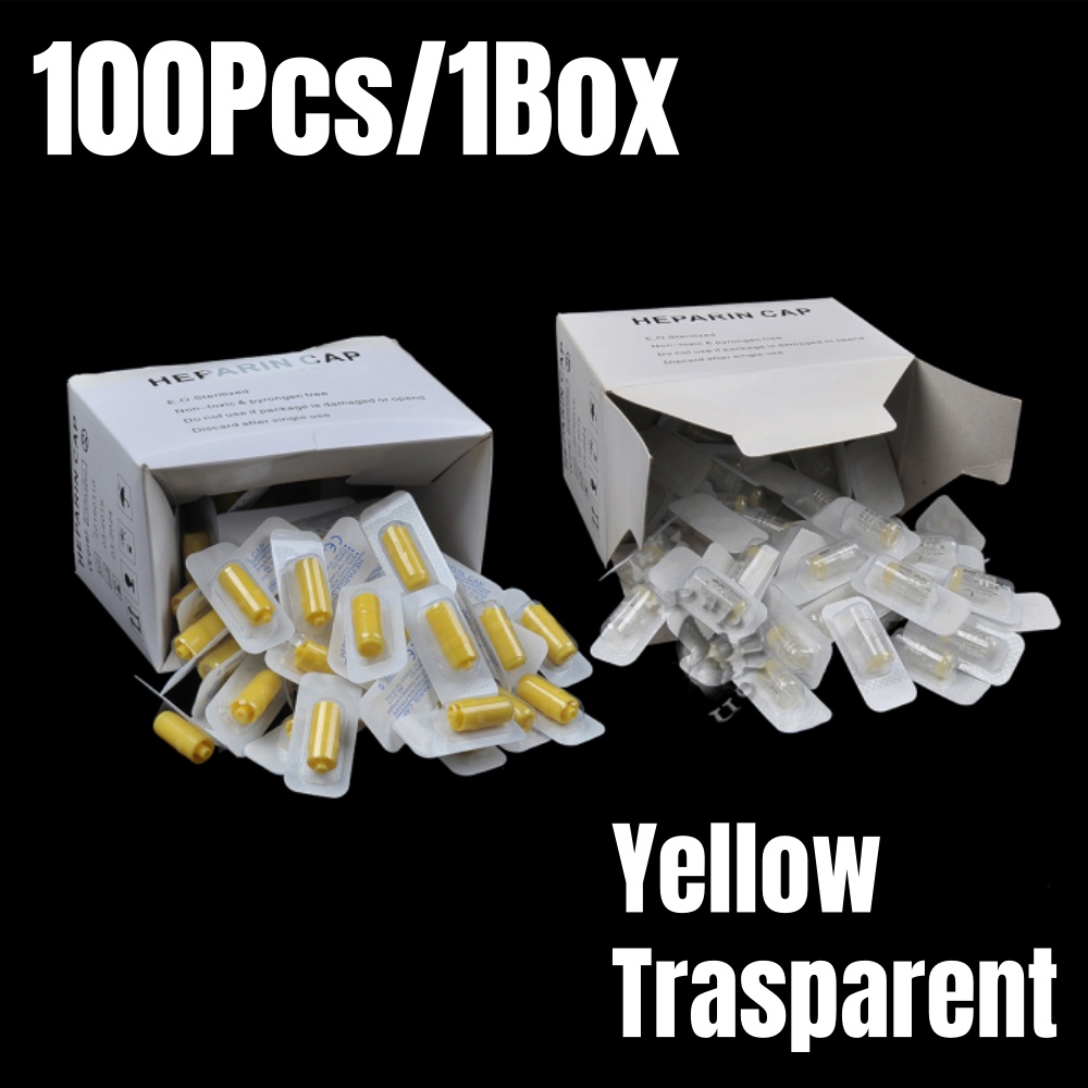 Pet Supplies Discount - 100Pcs/Box Heparin Cap IV Disposable Cannula