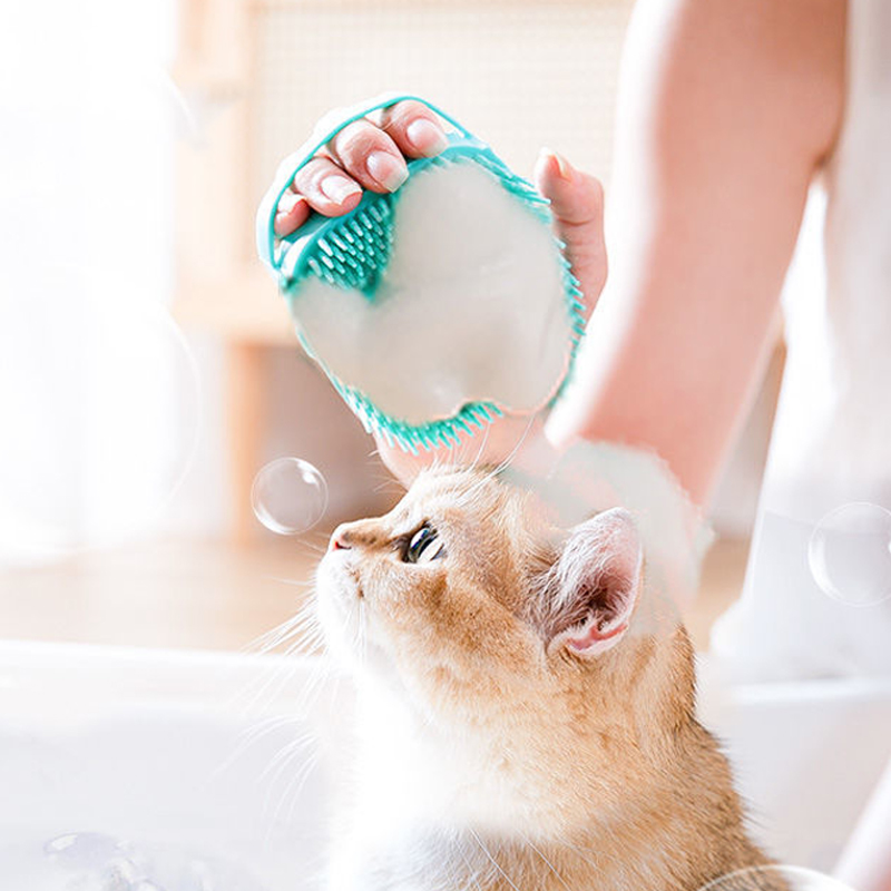 Soft Silicone Pet Bathing Brus - Pet Supplies Application 评论和价格
