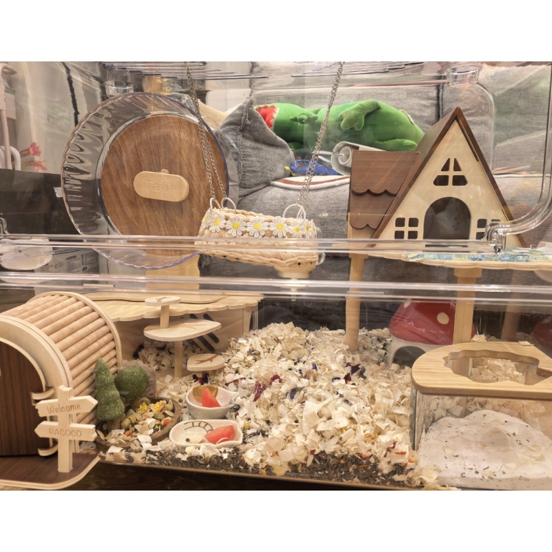 Silent Transparent Hamster Run - Hamster Cage Wheel 评论和价格