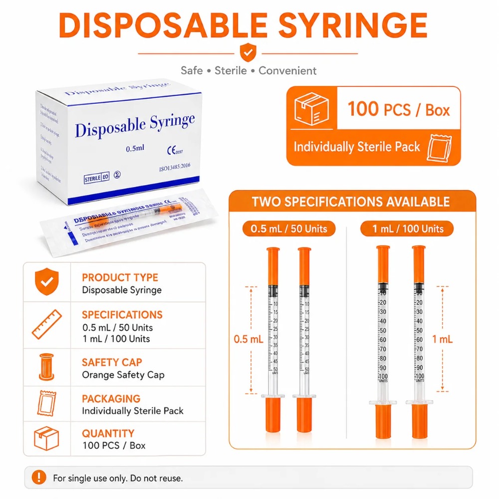 100pcs Disposable Syringe1ml 0 - Pet Supplies Discount 评论和价格