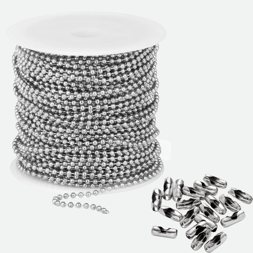10m Stainless Steel Bead Ball  - Pet Supplies Discount 评论和价格
